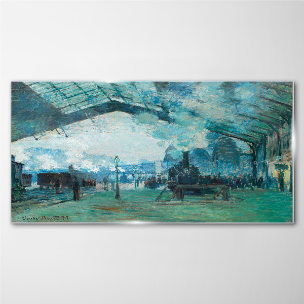 Paris Railway Station Glass Print