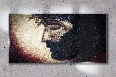 Portrait with a Crown of Thorns Glass Wall Art