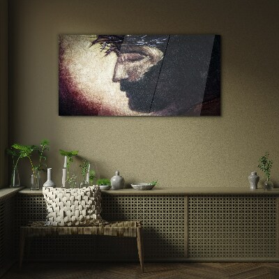 Portrait with a Crown of Thorns Glass Wall Art