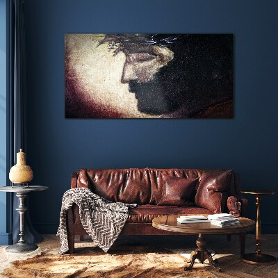 Portrait with a Crown of Thorns Glass Wall Art