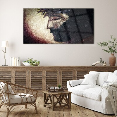 Portrait with a Crown of Thorns Glass Wall Art