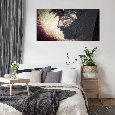 Portrait with a Crown of Thorns Glass Wall Art