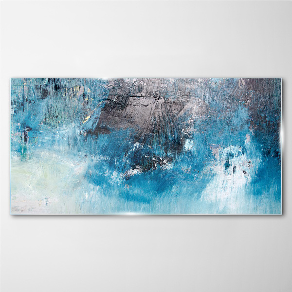 Oceanic reflections Glass Print