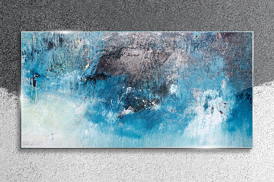 Oceanic reflections Glass Print