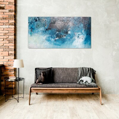 Oceanic reflections Glass Print