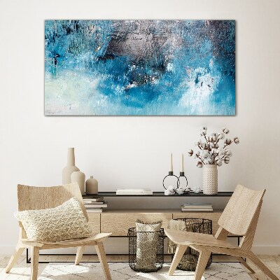 Oceanic reflections Glass Print