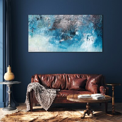 Oceanic reflections Glass Print