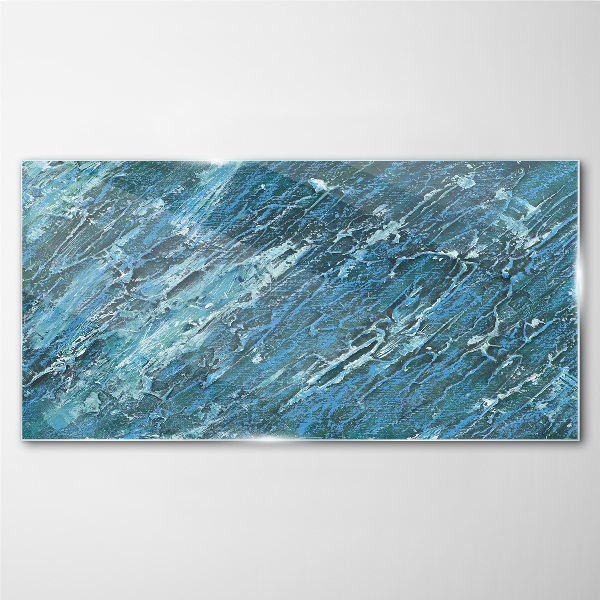 Ocean reflections Glass Wall Art