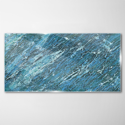Ocean reflections Glass Wall Art