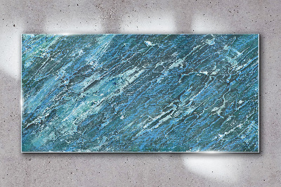 Ocean reflections Glass Wall Art