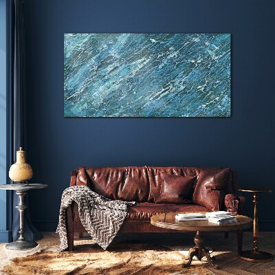 Ocean reflections Glass Wall Art