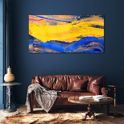 The colors of the sky and sea Glass Wall Art