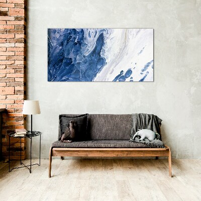 Ocean Turmoil Glass Wall Art