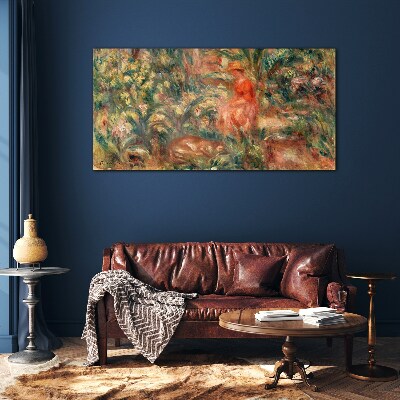 Summer Afternoon in the Garden Glass Print
