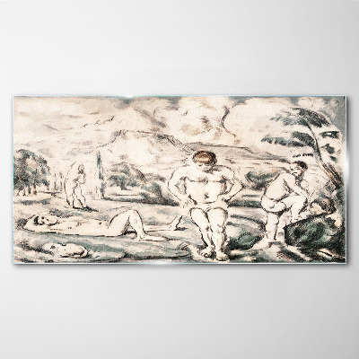 A scene from nature Glass Wall Art