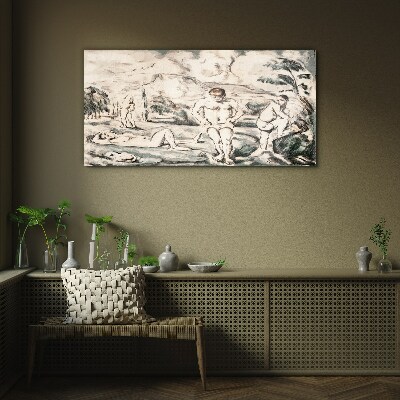 A scene from nature Glass Wall Art