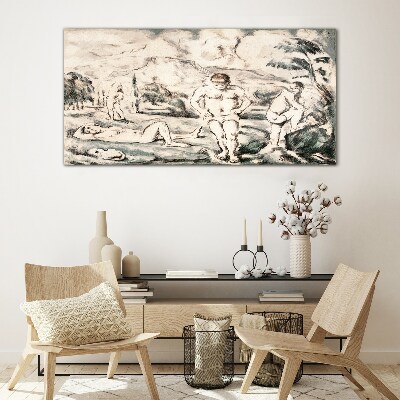 A scene from nature Glass Wall Art