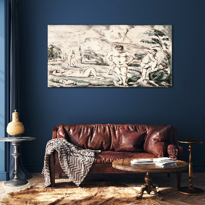 A scene from nature Glass Wall Art