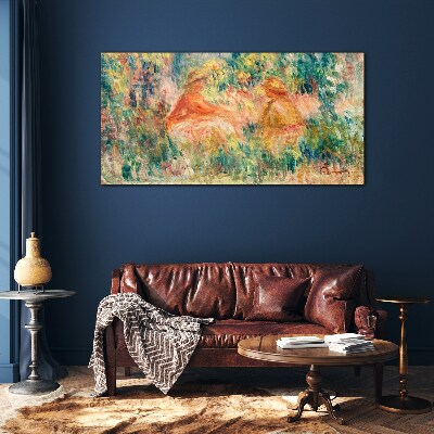 Summer Afternoon in the Garden Glass Wall Art