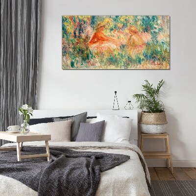 Summer Afternoon in the Garden Glass Wall Art