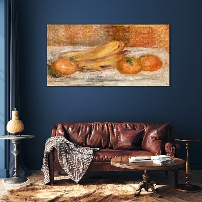 Still life with fruit Glass Wall Art