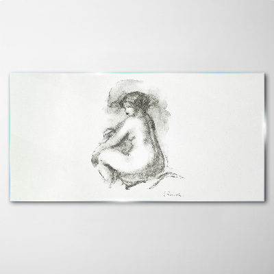 Nudes in the Shadows Glass Wall Art
