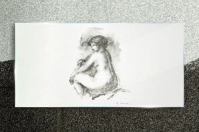Nudes in the Shadows Glass Wall Art