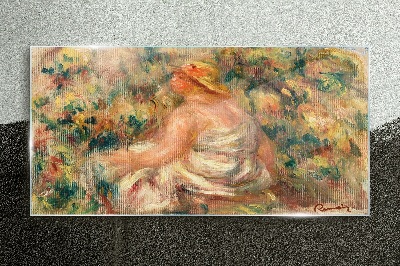 Summer moment in the garden Glass Wall Art