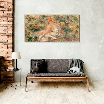 Summer moment in the garden Glass Wall Art