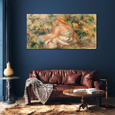 Summer moment in the garden Glass Wall Art