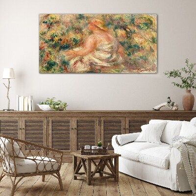 Summer moment in the garden Glass Wall Art