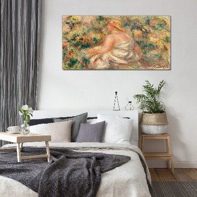 Summer moment in the garden Glass Wall Art