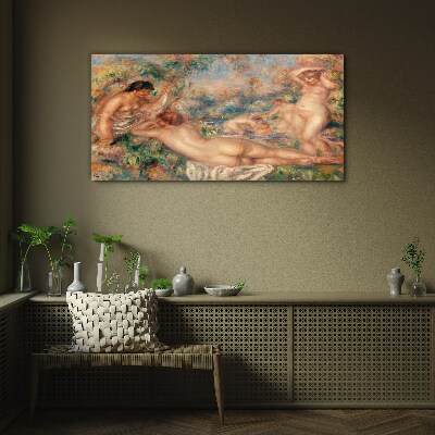 Summer moments in the garden Glass Wall Art
