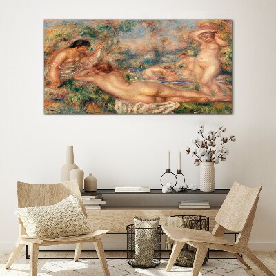 Summer moments in the garden Glass Wall Art
