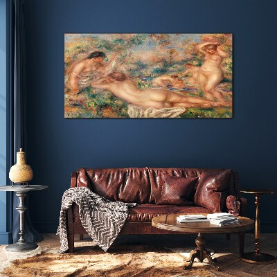 Summer moments in the garden Glass Wall Art