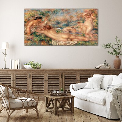 Summer moments in the garden Glass Wall Art