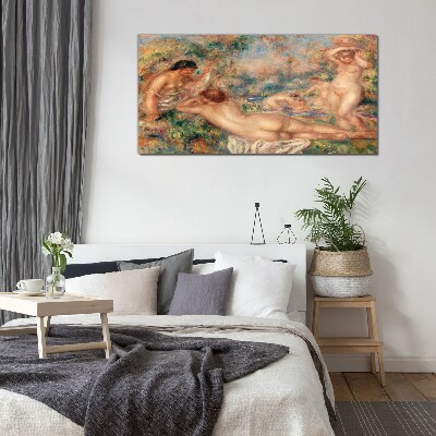 Summer moments in the garden Glass Wall Art