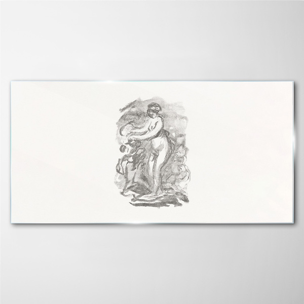 Elegance in motion Glass Wall Art