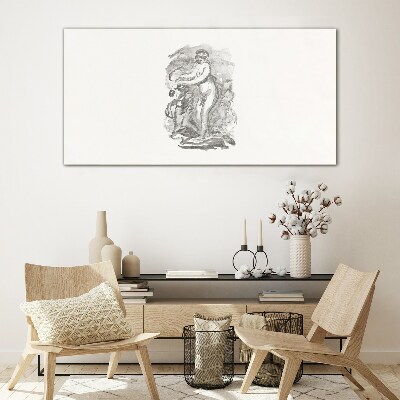 Elegance in motion Glass Wall Art