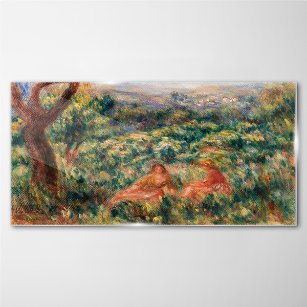 Summer Afternoon in the Garden Glass Wall Art