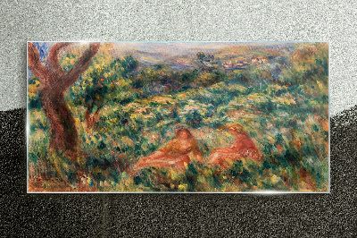 Summer Afternoon in the Garden Glass Wall Art