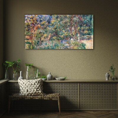 Summer Afternoon in the Park Glass Wall Art