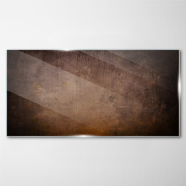 Abstract texture of earthy tones Glass Wall Art