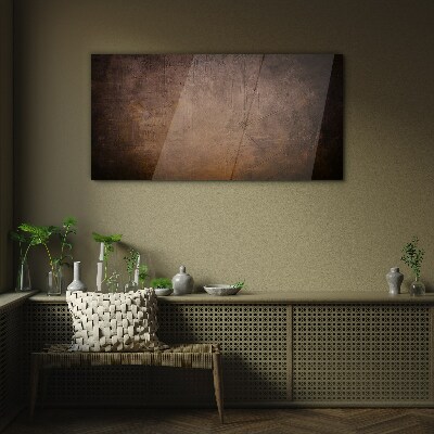 Abstract texture of earthy tones Glass Wall Art
