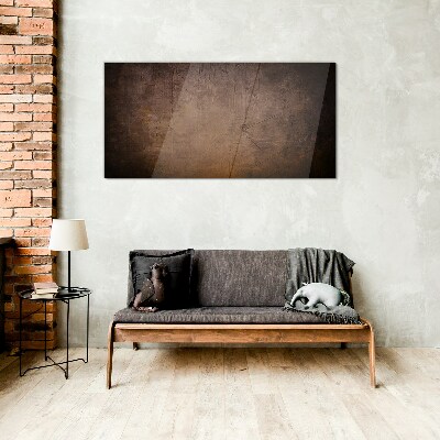 Abstract texture of earthy tones Glass Wall Art