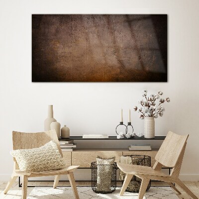 Abstract texture of earthy tones Glass Wall Art