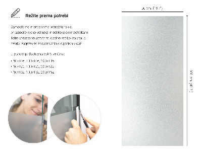 Translucent privacy window film