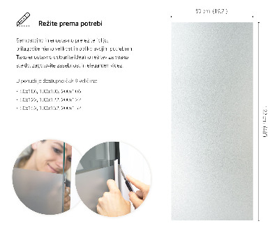 Translucent privacy window film
