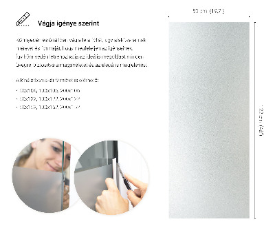 Privacy glass film translucent