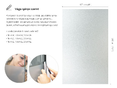 Translucent privacy window film